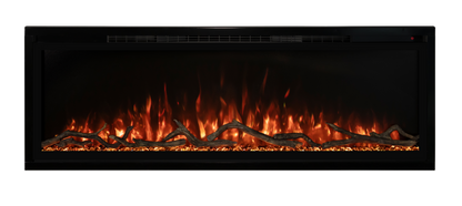 Spectrum slimline electric fireplace