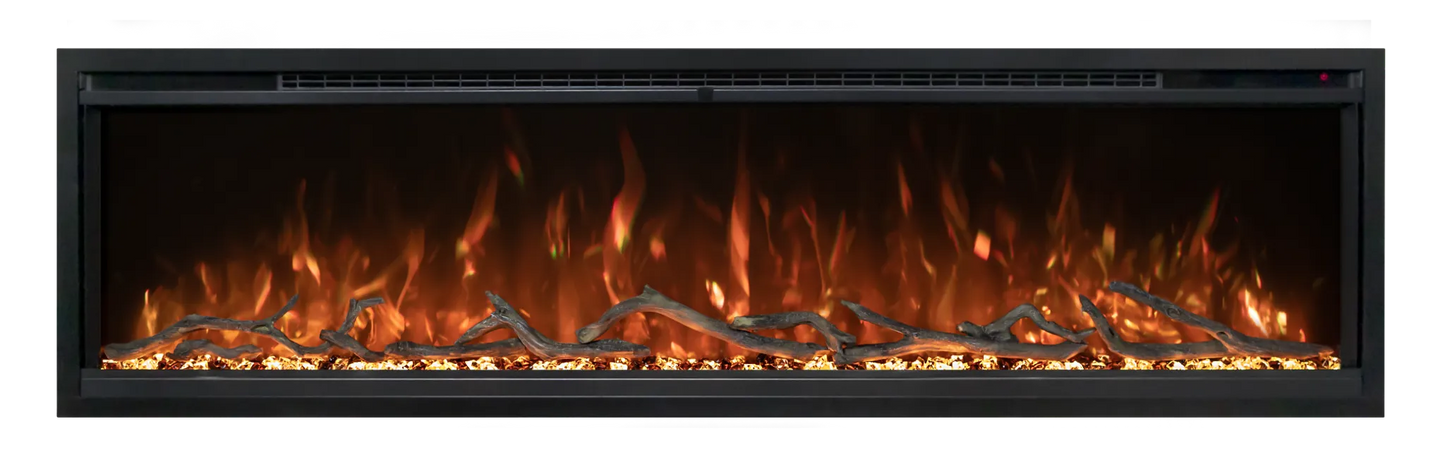 Spectrum slimline electric fireplace