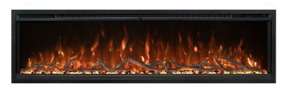 Spectrum slimline electric fireplace