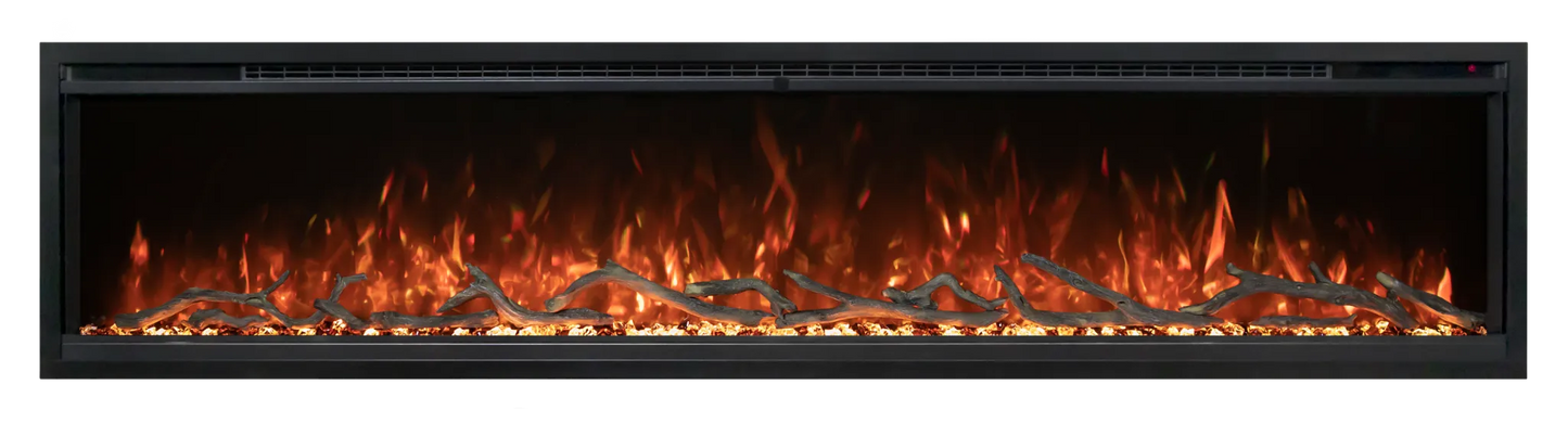 Spectrum slimline electric fireplace