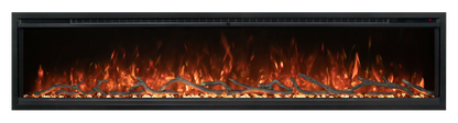 Spectrum slimline electric fireplace