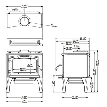 1700 wood stove