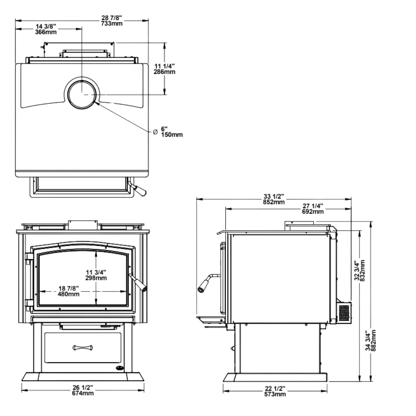 3500 wood stove