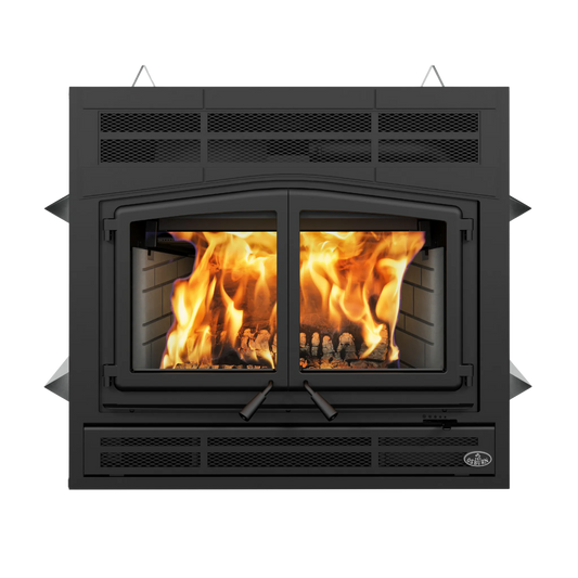 Horizon wood fireplace
