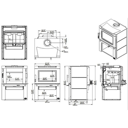 Matrix wood stove