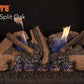 Foothill split oak vent free gas log set