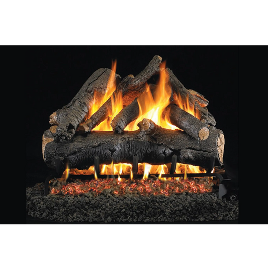 American oak ANSI vented gas log set