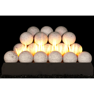 Carrera marble fyre spheres vent free gas log set