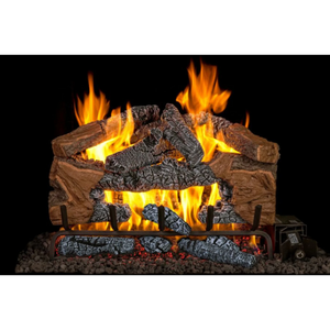 Real Fyre Charred Cinder Split Gas Logs