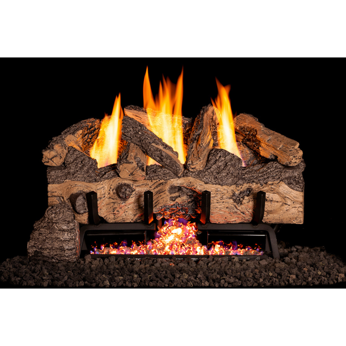 Real Fyre Charred Gnarled Split Vent-Free Gas Logs