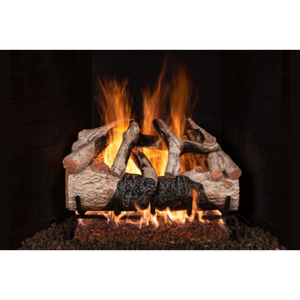 Real Fyre Charred Mountain Birch Enhanced Gas Logs