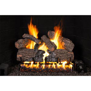 Real Fyre Charred Oak Enhanced Gas Logs