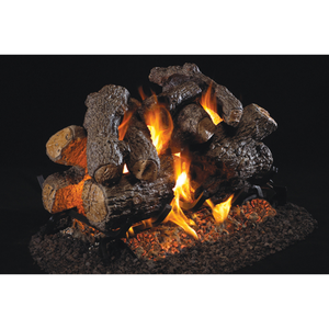 Real Fyre Charred Royal English Oak See-Through Gas Logs