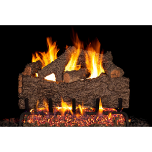 Chestnut Oak Vented Gas Log Set - Propane