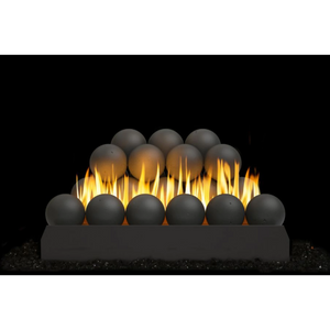 Epic black fyre spheres vent free gas log set