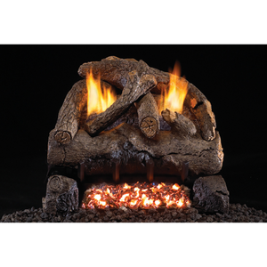 Evening fyre vent free gas log set
