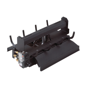 Evening fyre charred vent free gas log set