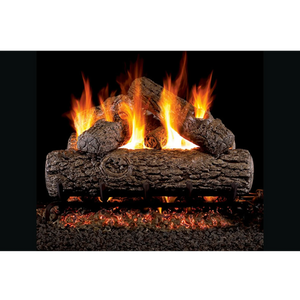 Golden oak ANSI vented gas log set