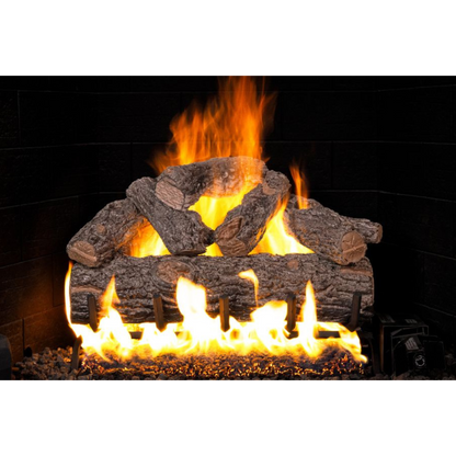 Real Fyre Golden Oak Designer Plus Enhanced Gas Logs