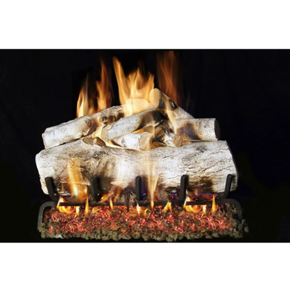 Mountain birch outdoor vented gas log set