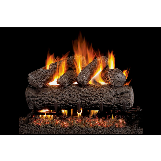 Post oak outdoor vented gas log set