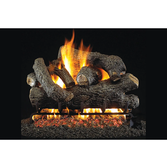 Royal english oak designer vented gas log set