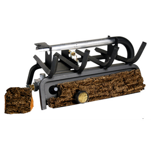 Split valley oak vent free gas log set