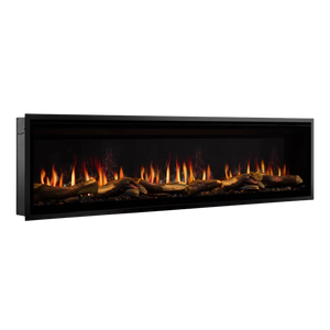 Allusion edge linear electric fireplace