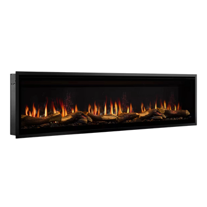 Allusion edge linear electric fireplace