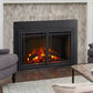Built-in electric fireplace