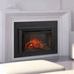 Built-in electric fireplace