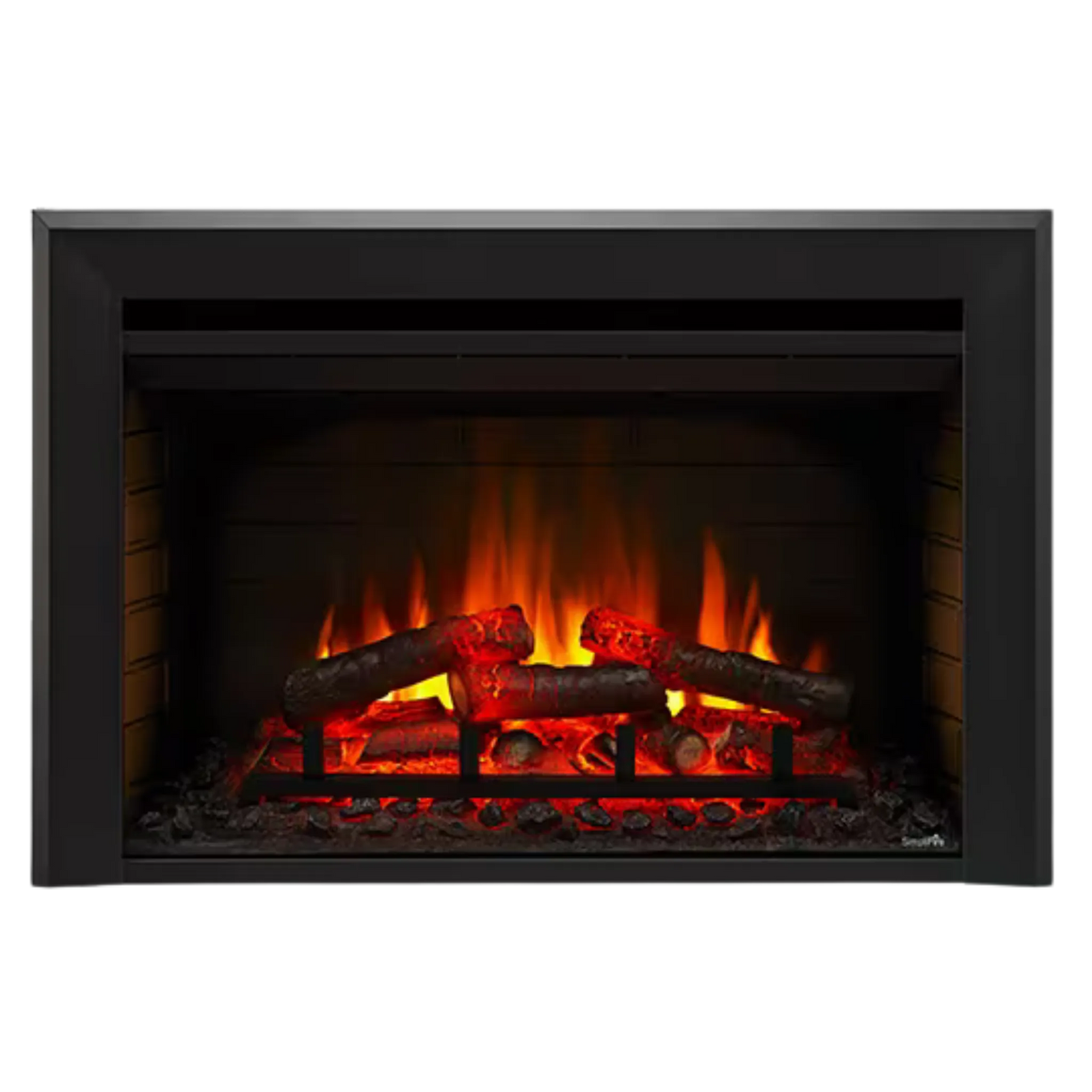 Built-in electric fireplace