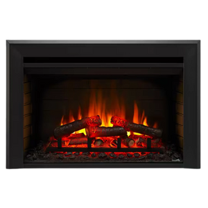 Built-in electric fireplace