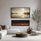 Scion linear electric fireplace