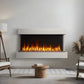 Triton linear electric fireplace