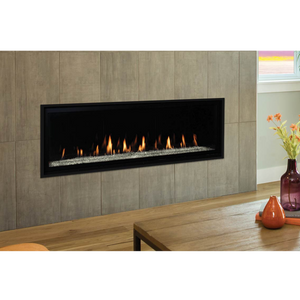 DRL6000 direct vent Contemporary front view gas fireplace