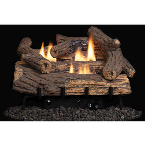 Golden oak vent free gas logs