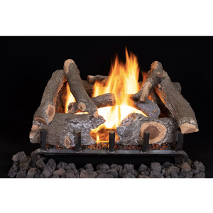 Ozark charred oak outdoor vented gas logs
