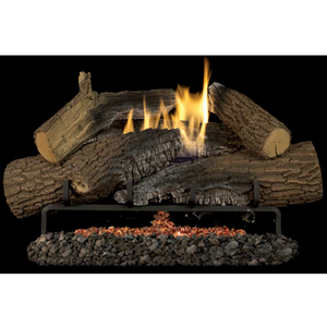 Rugged stack vent free gas logs